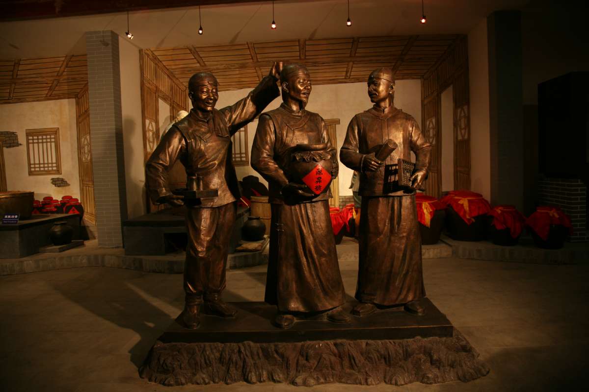 北京古代人物雕塑