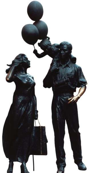 北京大型校园人物铜雕塑制作厂家-北京大型城市公园雕塑铸造